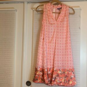 Peter Som Anthropologie Orange Banana‎ Trim  Dress Size XS